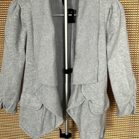 INC cotton cardigan - grey - Picture 2 of 8